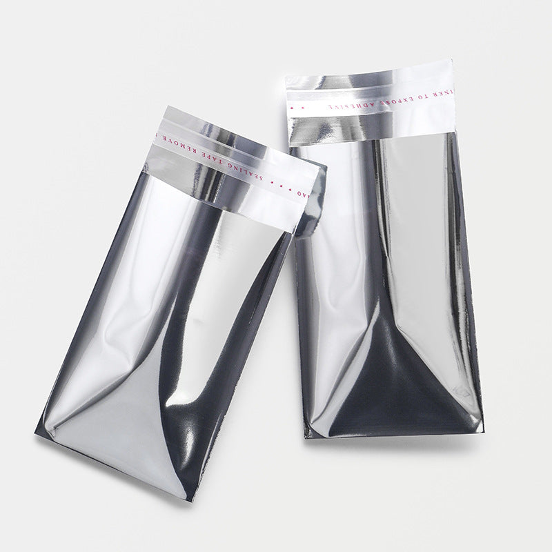 Silver Poly Mailer Bags 30x42cm – Large Clothing Shipping Bags, 100 Pack