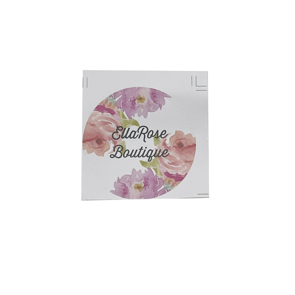 Custom Self-Adhesive Sticker Labels 4x4cm – Personalized Stickers, 500 Pieces